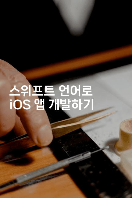 스위프트 언어로 iOS 앱 개발하기
2-스위프리