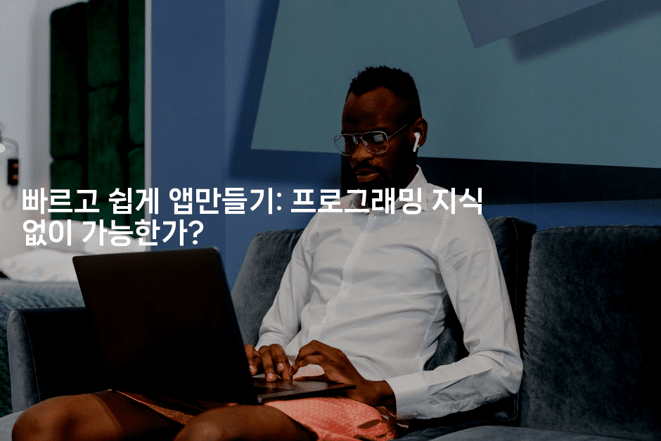 빠르고 쉽게 앱만들기: 프로그래밍 지식 없이 가능한가?-스위프리