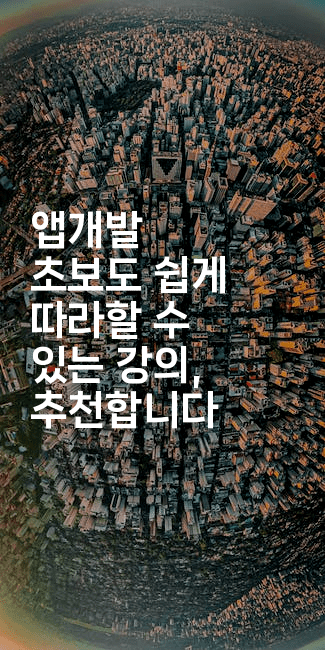 앱개발 초보도 쉽게 따라할 수 있는 강의, 추천합니다2-스위프리