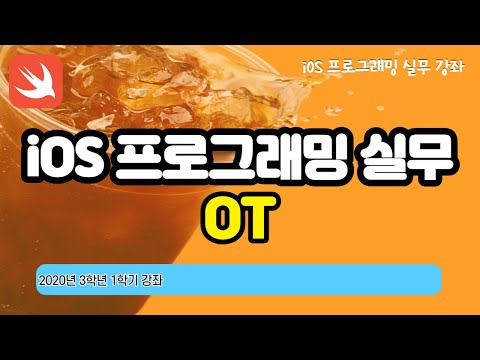 iOS 프로그래밍실무(2020 1학기)  OT(강의 계획서) online swift compiler