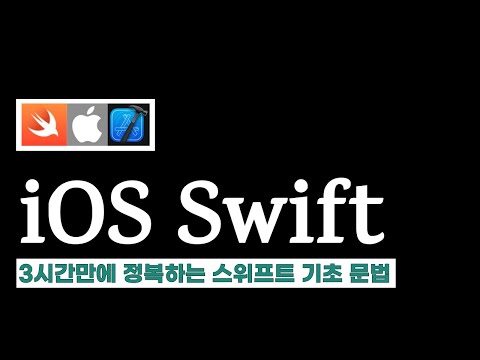 ✅ 3시간 만에 iOS 앱 개발 정복하기 🔥 Swift5 언어 기초