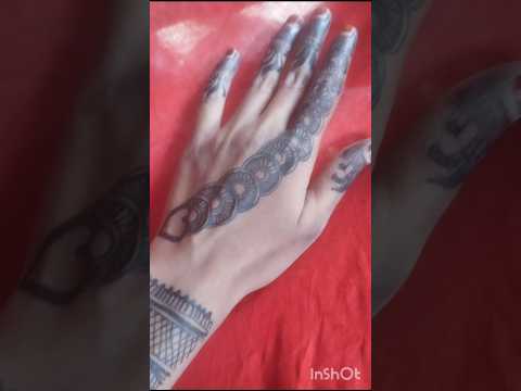 Mehandi #design# beautiful# design# for# muskan #