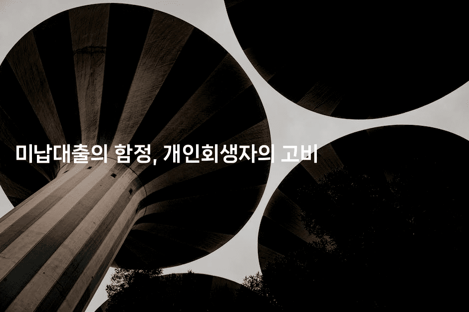 미납대출의 함정, 개인회생자의 고비